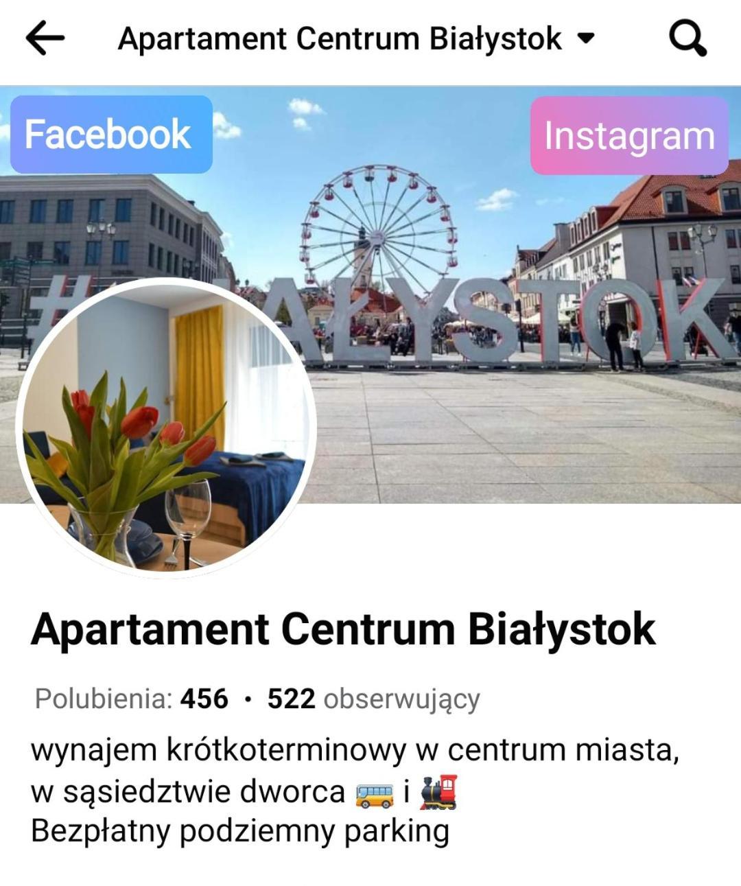 Apartament Centrum Białystok Exterior foto